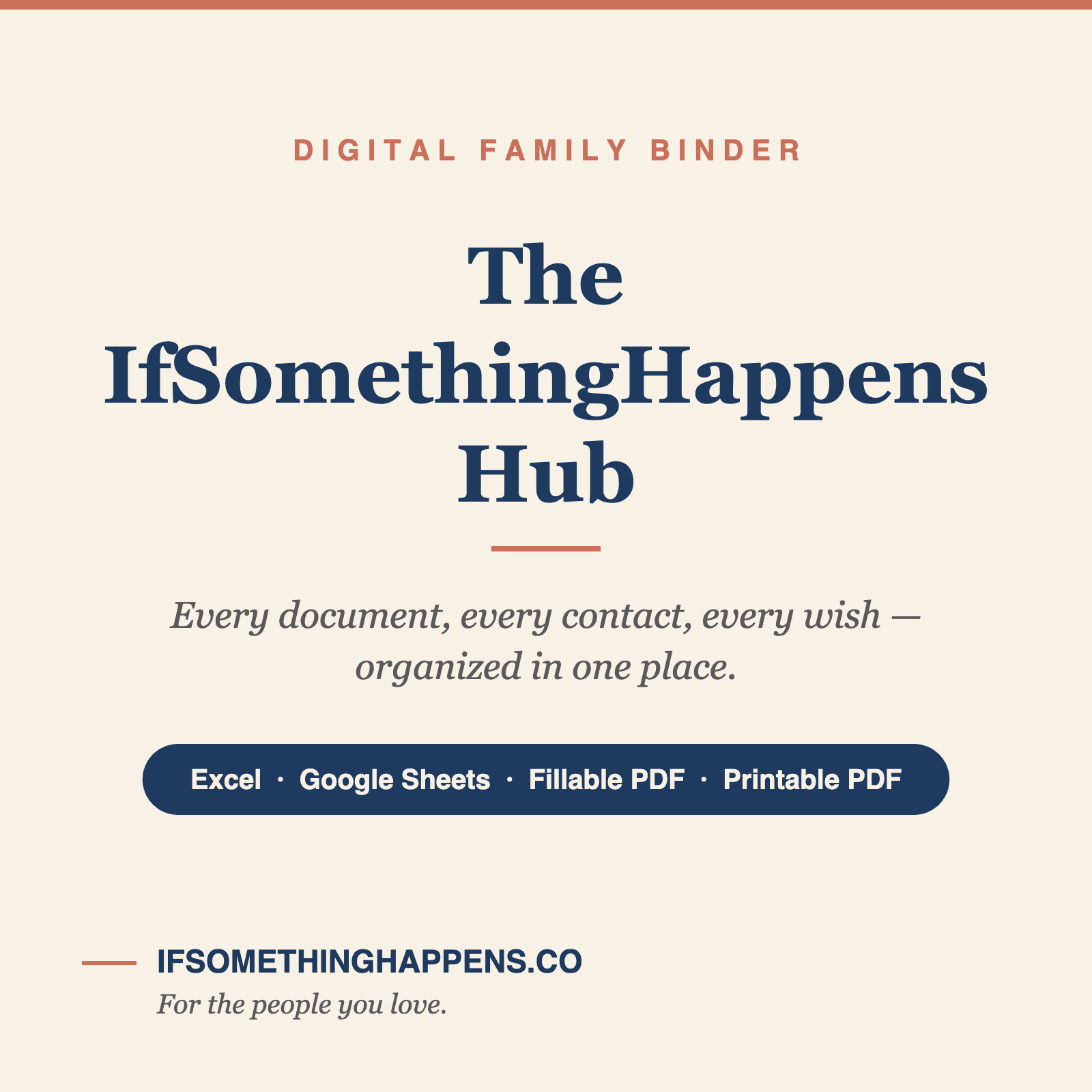 The IfSomethingHappens Hub